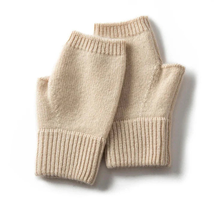 Pure Cashmere Fingerless Gloves