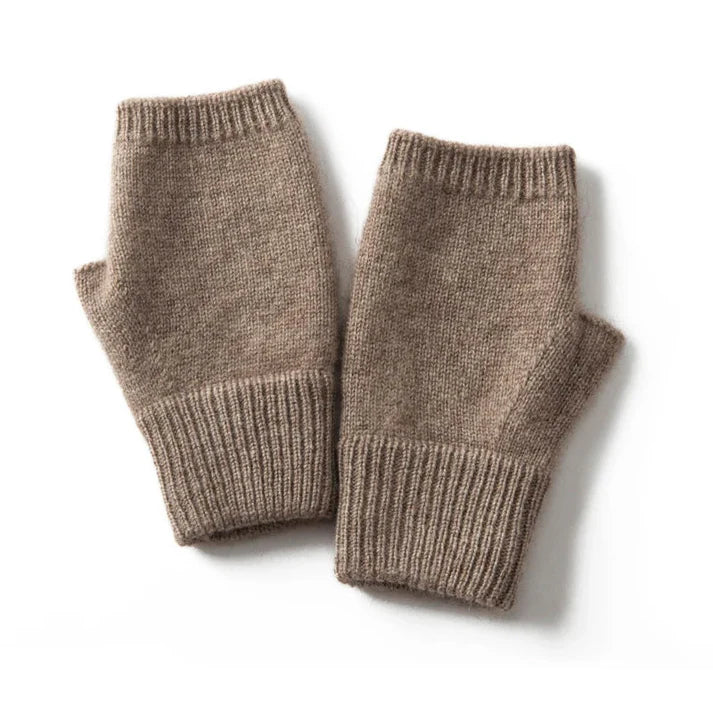 Pure Cashmere Fingerless Gloves