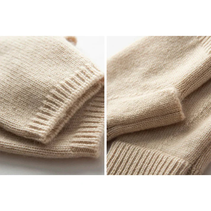 Pure Cashmere Fingerless Gloves