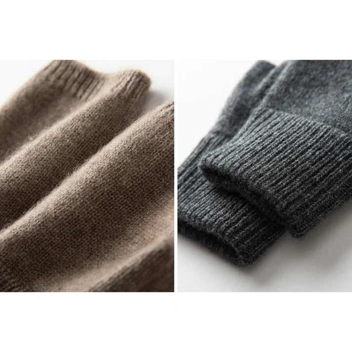Pure Cashmere Fingerless Gloves